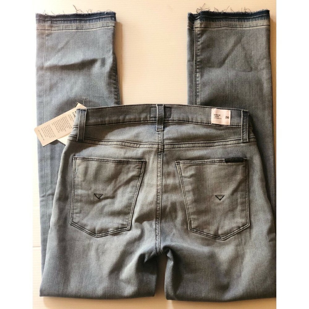 HUDSON Women Tilda Cropped Cigarette Jeans Size 26 - Picture 10 of 12